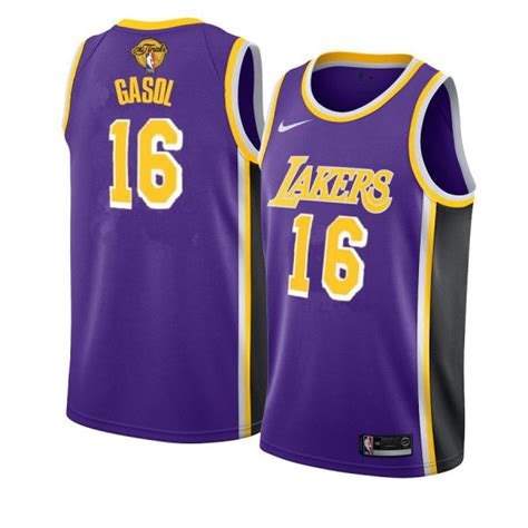 The Lakers retired Gasols No. . Paul gasol jersey
